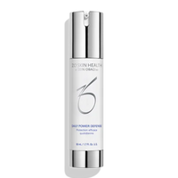 Skincare bottle labeled 'ZO Skin Health' on a white background