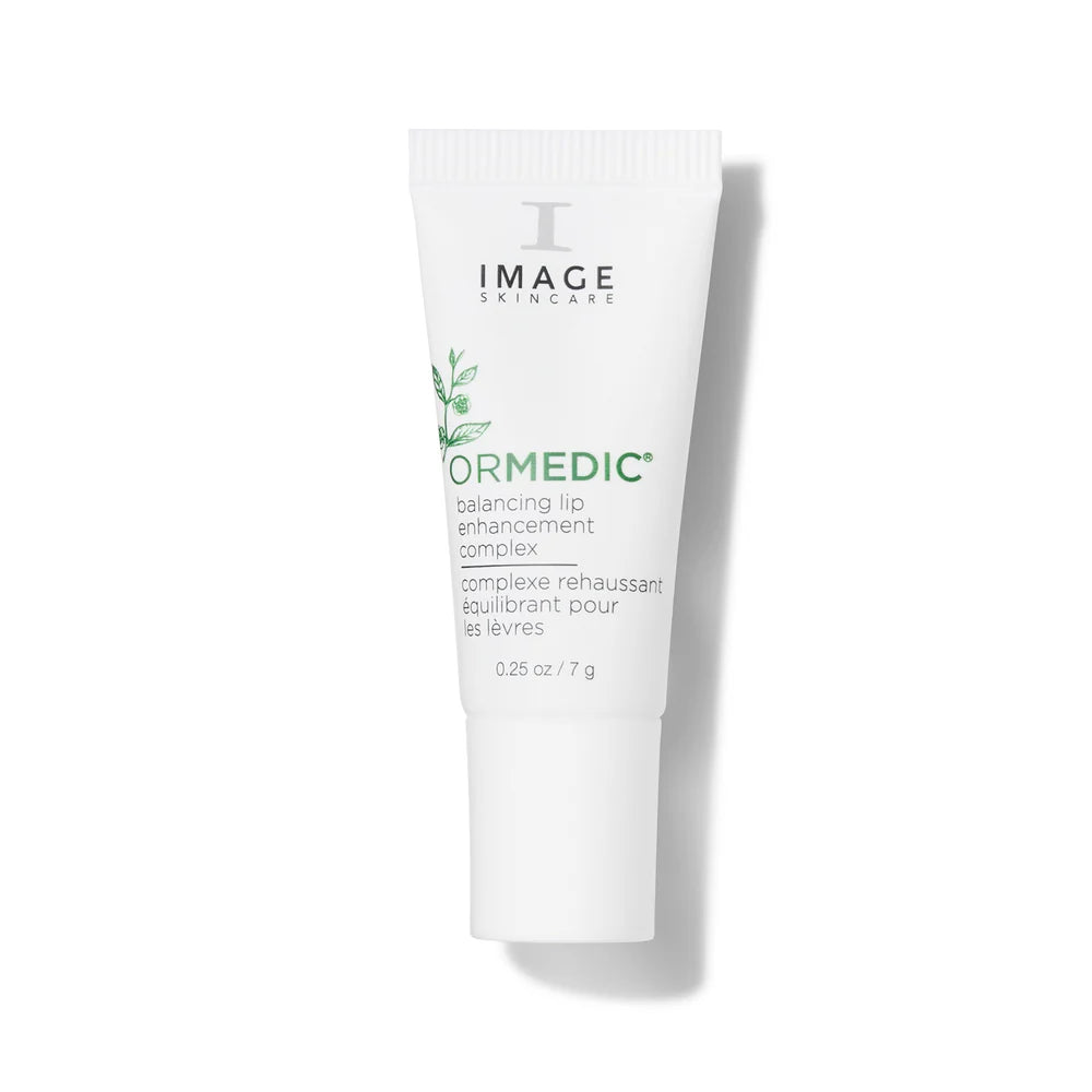 Tube of Image Skincare ORMEDIC balancing lip enhancement complex on a white background