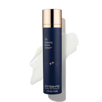 Blue skincare bottle with gold cap on a white background, featuring 'skinbetter science' brand.
