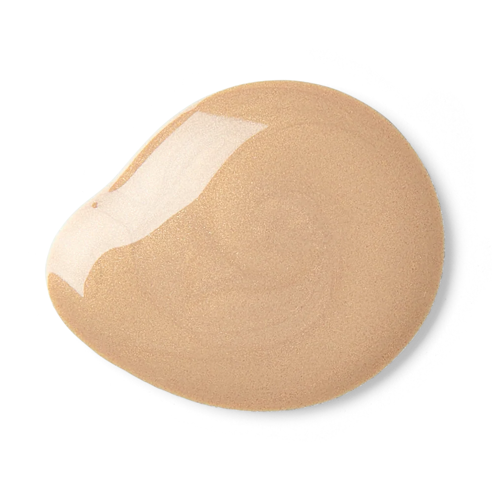 Beige spf swatch on a white background