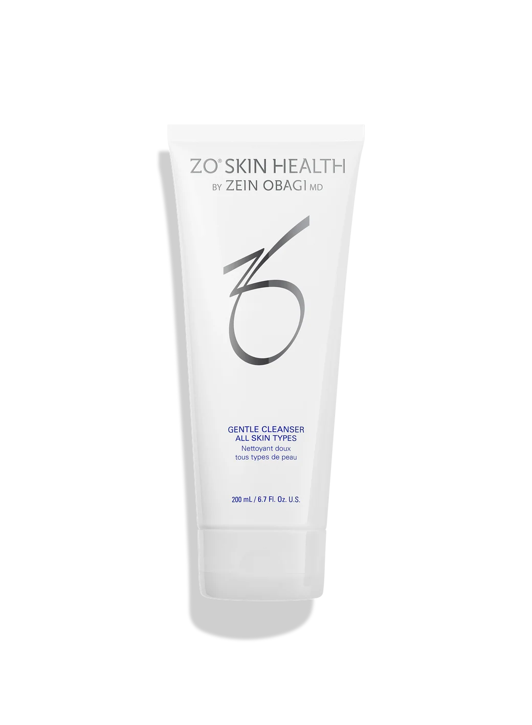 ZO Skin Health Gentle Cleanser tube on a white background