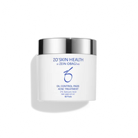 ZO Skin Health oil control pad acne treatment jar on a white background