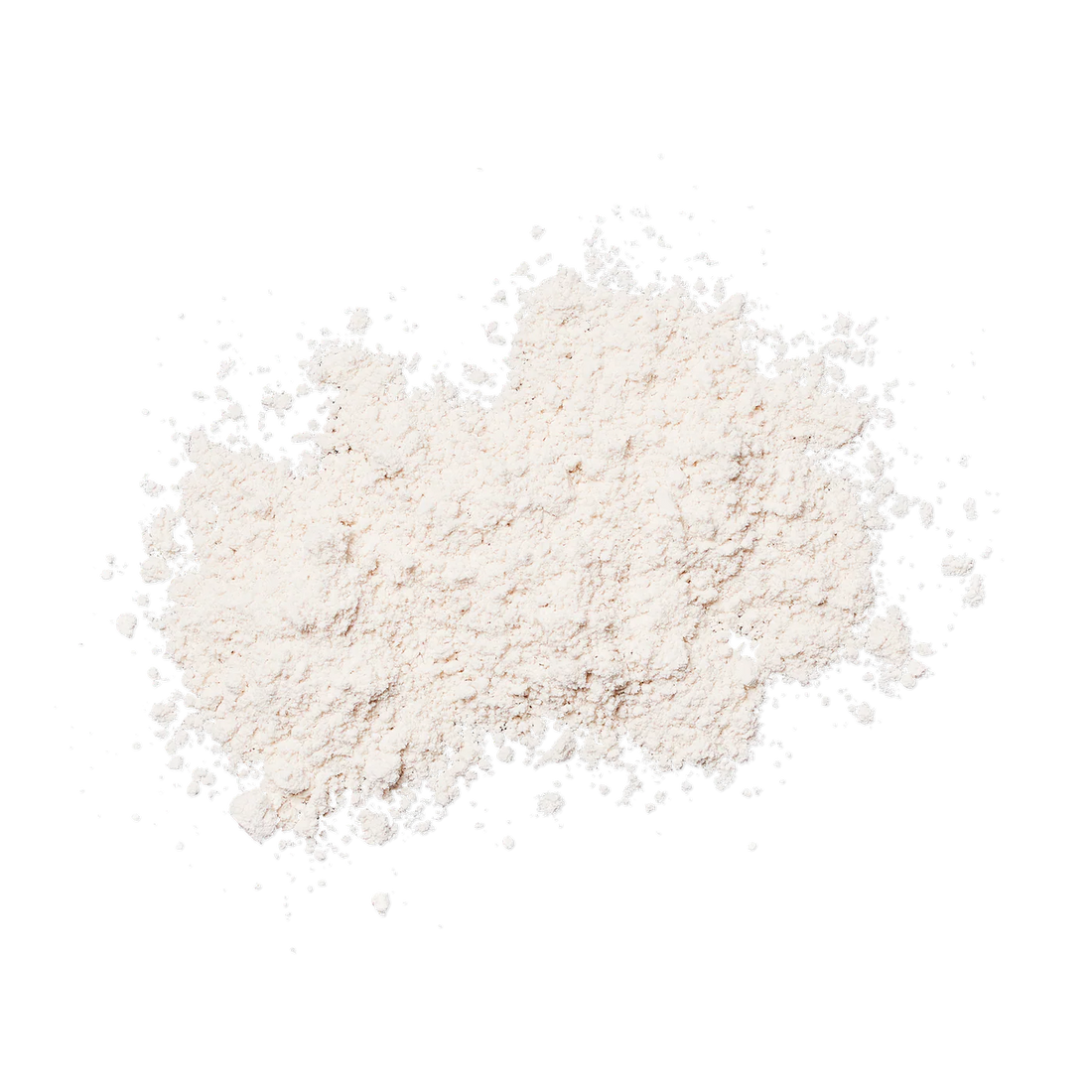 Brush-On Sheer matte powder swatch on a white background